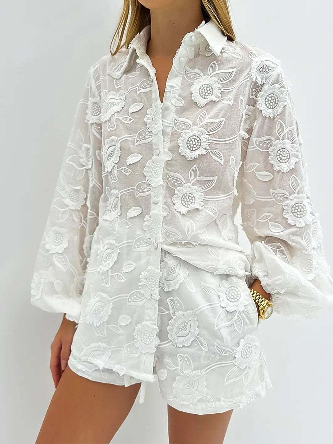 Nina | Cotton Lace and Casual Sophistication