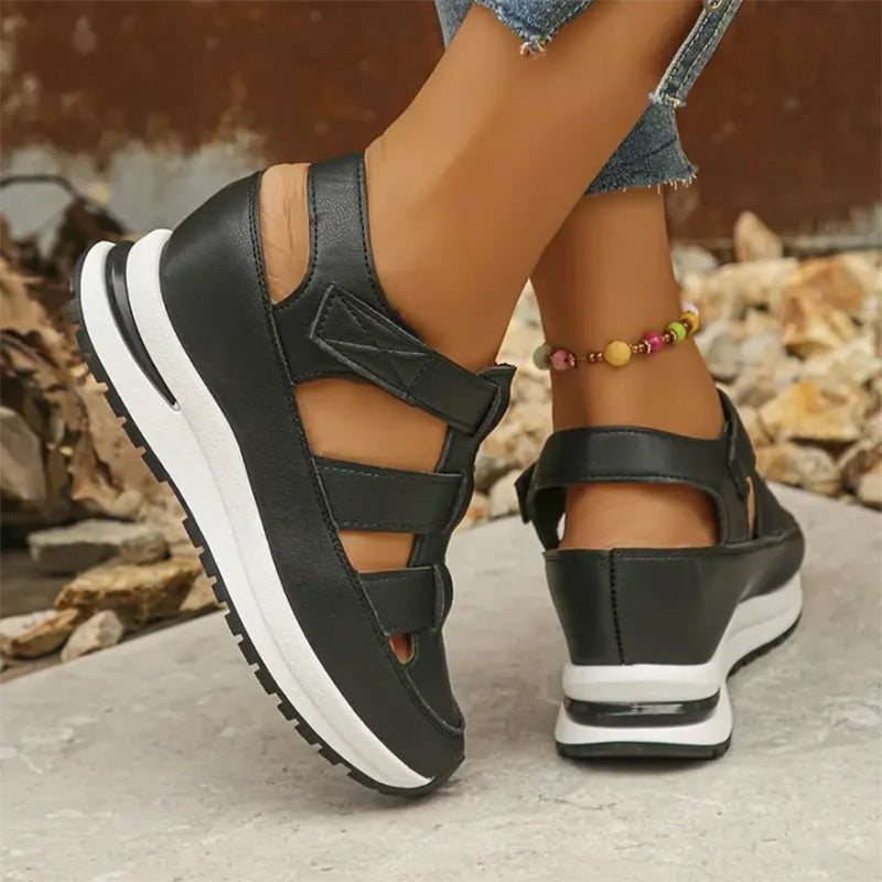 NICOLE - CLOSED-TOE SNEAKER SANDALS